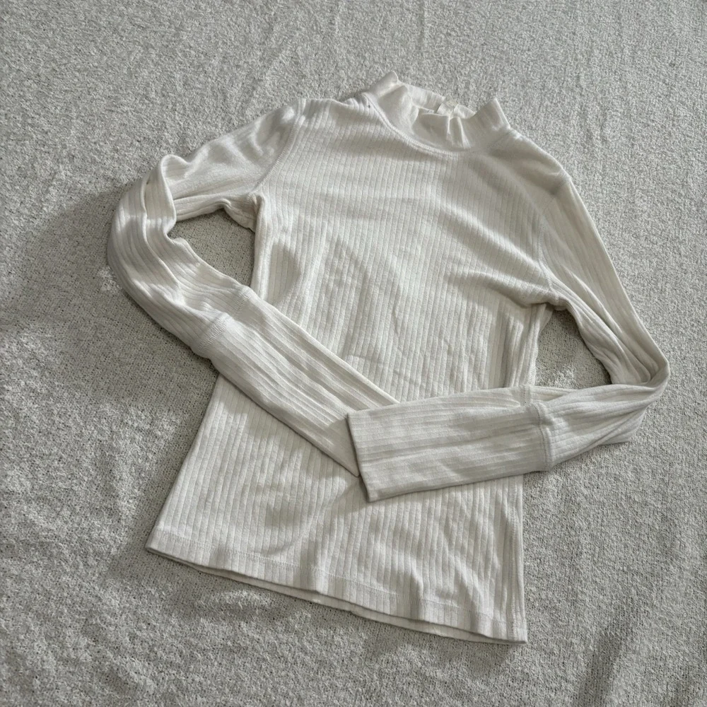 Intimately‎ Free People Knit Mock Neck Long Sleeve Top Sz XS